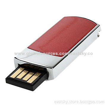 Custom Slide USB Drive with 64MB to 32GB Capacity, 2.0 Interface, OEM Services are Provided